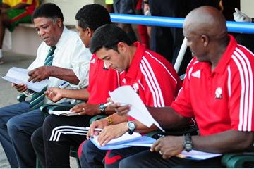 Fancisco Mturana, Anton Corneal, assistant coach, Michael Maurice